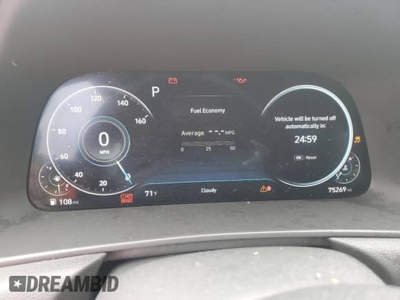 2020 Hyundai Sonata SEL Plus с VIN 5NPEJ4J24LH041748, выставлен на аукционе Copart как лот 69494545 с пробегом 75 269 миль миль и Списание • Salvage title. История ставок и продаж доступна на DreamBid. Изображение 9.