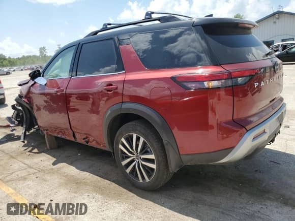 2025 Nissan Pathfinder Platinum с VIN 5N1DR3DK3SC241617, выставлен на аукционе Copart как лот 65880085 с пробегом 3 150 миль миль и Списание • Salvage title. История ставок и продаж доступна на DreamBid. Изображение 2.