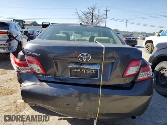2011 Toyota Camry LE with VIN 4T1BF3EK7BU717165, listed as a Copart auction lot 75321304 with 186,029 mi miles and Non repairable. Bid and sale history available at DreamBid. Image 6.
