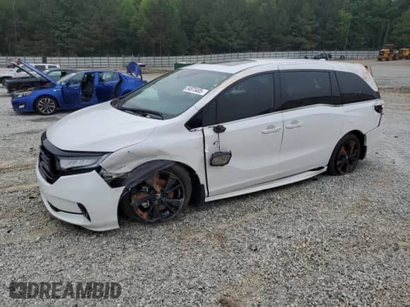 2024 Honda Odyssey Sport z VIN 5FNRL6H72RB067314, wystawiony jako Copart lot #54873405 z przebiegiem 20 805 mil mil oraz Szkoda całkowita • Salvage title. Historia ofert i sprzedaży dostępna na DreamBid. Obrazek 1.