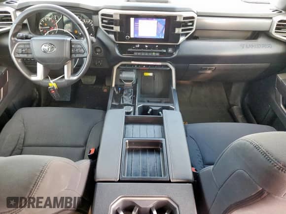 2025 Toyota Tundra SR with VIN 5TFLA5AB2SX044616, listed as a Copart auction lot 82146585 with 12,721 mi miles and Salvage title. Bid and sale history available at DreamBid. Image 8.