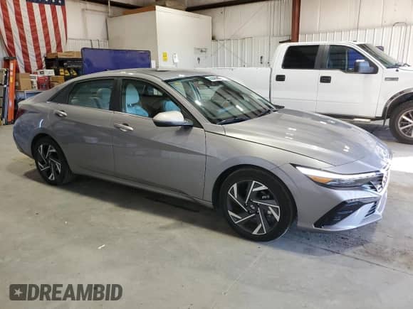 2025 Hyundai Elantra Limited with VIN KMHLP4DG8SU883120, listed as a Copart auction lot 85599745 with 29,010 mi miles and Clean title. Bid and sale history available at DreamBid. Image 4.