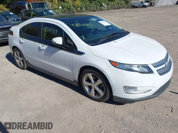 2012 Chevrolet Volt with VIN 1G1RD6E45CU109845, listed as a IAAI auction lot 43510419 with 103,317 mi miles and . Bid and sale history available at DreamBid. Image 1.