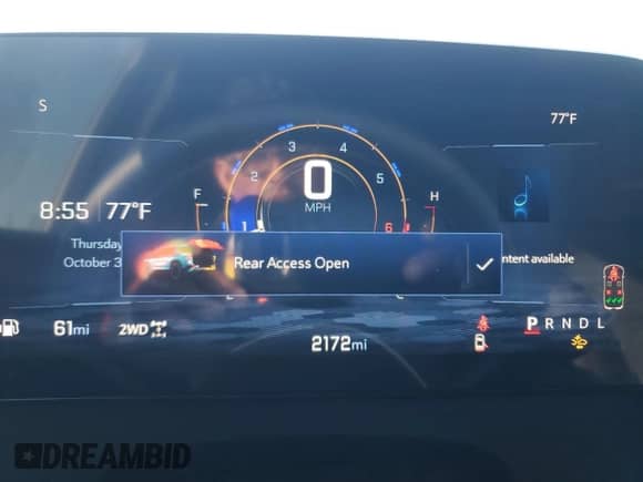 2024 Chevrolet Traverse AWD Z71 z VIN 1GNEVJKS2RJ146720, wystawiony jako Copart lot #74379914 z przebiegiem 2 172 mil mil oraz Szkoda całkowita • Salvage title. Historia ofert i sprzedaży dostępna na DreamBid. Obrazek 9.