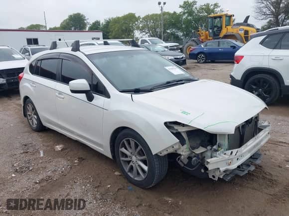 2014 Subaru Impreza Premium with VIN JF1GPAC69E8265160, listed as a IAAI auction lot 43290239 with 170,610 mi miles and . Bid and sale history available at DreamBid. Image 1.