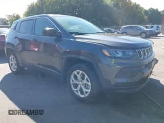 2024 Jeep Compass Sport с VIN 3C4NJDAN5RT160377, выставлен на аукционе IAAI как лот 43185731 с пробегом 22 287 миль миль и . История ставок и продаж доступна на DreamBid. Изображение 1.
