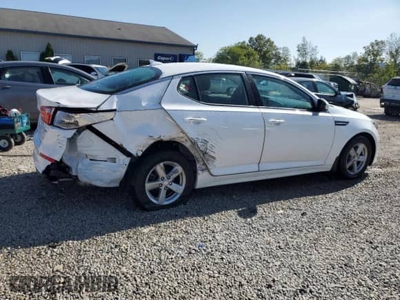 2015 Kia Optima LX z VIN 5XXGM4A73FG436046, wystawiony jako Copart lot #84183685 z przebiegiem 22 621 mil mil oraz Nie do naprawy • Non repairable. Historia ofert i sprzedaży dostępna na DreamBid. Obrazek 3.