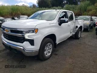 2025 Chevrolet Silverado 1500 LT with VIN 3GCUKDED8SG186805, listed as a Copart auction lot 82172155 with 12,052 mi miles and Clean title. Bid and sale history available at DreamBid. Image 1.