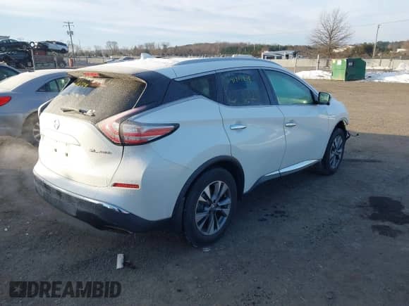 2017 Nissan Murano S with VIN 5N1AZ2MH8HN109760, listed as a IAAI auction lot 41401229 with 84,229 mi miles and . Bid and sale history available at DreamBid. Image 4.