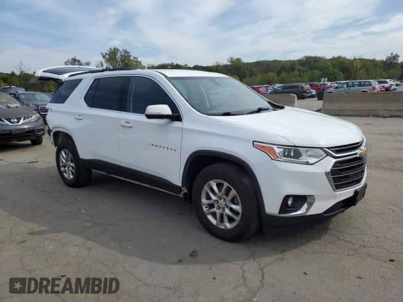 2020 Chevrolet Traverse LT Cloth with VIN 1GNEVGKW2LJ205391, listed as a Copart auction lot 80939025 with 86,863 mi miles and Salvage title. Bid and sale history available at DreamBid. Image 4.