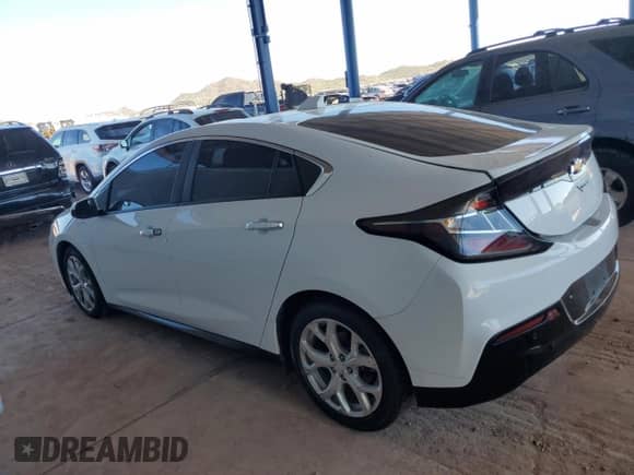 2018 Chevrolet Volt Premier with VIN 1G1RD6S58JU130988, listed as a Copart auction lot 81961865 with 102,273 mi miles and Salvage title. Bid and sale history available at DreamBid. Image 2.