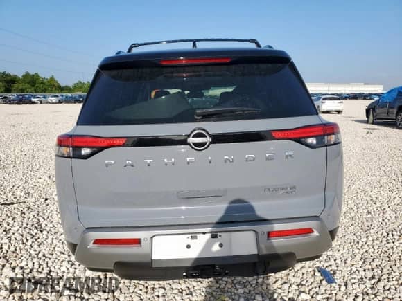 2022 Nissan Pathfinder Platinum with VIN 5N1DR3DK9NC207783, listed as a Copart auction lot 62761675 with 20,877 mi miles and Salvage title. Bid and sale history available at DreamBid. Image 6.