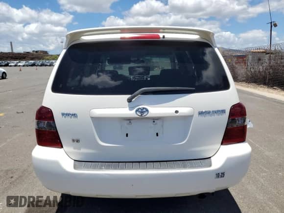 2004 Toyota Highlander Limited with VIN JTEDP21A740024961, listed as a Copart auction lot 66558585 with 235,082 mi miles and Salvage title. Bid and sale history available at DreamBid. Image 6.