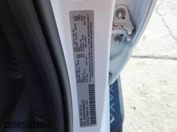 2025 Ram 1500 Big Horn z VIN 1C6SRFFPXSN607297, wystawiony jako Copart lot #62687315 z przebiegiem 8 088 mil mil oraz Szkoda całkowita • Salvage title. Historia ofert i sprzedaży dostępna na DreamBid. Obrazek 13.