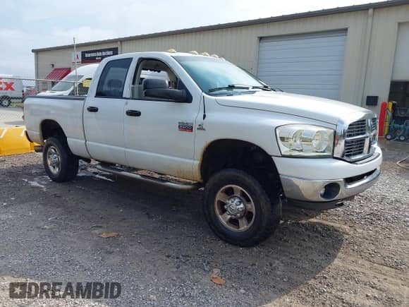 2008 Dodge 2500 SLT with VIN 3D7KS28A48G183993, listed as a IAAI auction lot 42881127 with 347,367 mi miles and . Bid and sale history available at DreamBid. Image 1.