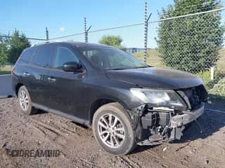 2015 Nissan Pathfinder SL z VIN 5N1AR2MN8FC636485, wystawiony jako IAAI lot #43082323 z przebiegiem 84 989 mil mil oraz . Historia ofert i sprzedaży dostępna na DreamBid. Obrazek 1.