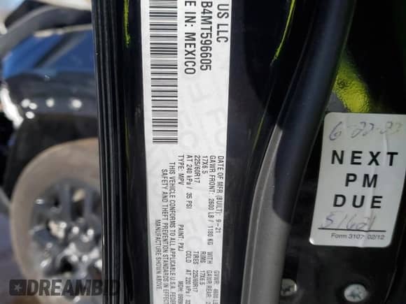 2021 Jeep Compass Upland с VIN 3C4NJDAB4MT596605, выставлен на аукционе Copart как лот 42888904 с пробегом Не указан миль и . История ставок и продаж доступна на DreamBid. Изображение 12.