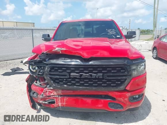 2022 Ram 1500 Big Horn z VIN 1C6RREBT8NN157536, wystawiony jako IAAI lot #42366647 z przebiegiem 71 642 mil mil oraz . Historia ofert i sprzedaży dostępna na DreamBid. Obrazek 12.