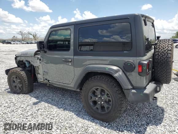 2022 Jeep Wrangler Willys Sport с VIN 1C4GJXANXNW210785, выставлен на аукционе Copart как лот 59355275 с пробегом 25 887 миль миль и Списание • Salvage title. История ставок и продаж доступна на DreamBid. Изображение 2.