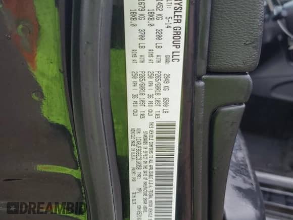 2014 Jeep Grand Cherokee Limited с VIN 1C4RJFBG6EC510358, выставлен на аукционе Copart как лот 83836255 с пробегом 177 239 миль миль и Списание • Salvage title. История ставок и продаж доступна на DreamBid. Изображение 13.