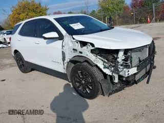 2018 Chevrolet Equinox LT z VIN 3GNAXSEV8JS568577, wystawiony jako IAAI lot #43472095 z przebiegiem 155 915 mil mil oraz . Historia ofert i sprzedaży dostępna na DreamBid. Obrazek 1.