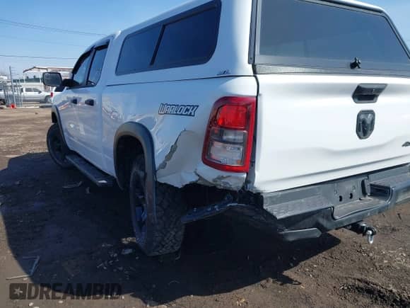 2023 Ram 1500 Tradesman with VIN 1C6RRFCG3PN677878, listed as a IAAI auction lot 41685205 with 19,225 mi miles and . Bid and sale history available at DreamBid. Image 6.