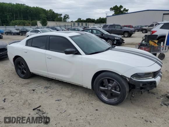 2016 Dodge Charger SXT with VIN 2C3CDXJG9GH237988, listed as a Copart auction lot 58317505 with 91,070 mi miles and Salvage title. Bid and sale history available at DreamBid. Image 4.