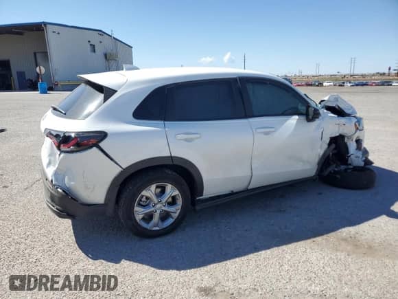 2025 Honda HR-V LX with VIN 3CZRZ2H37SM781908, listed as a Copart auction lot 67423355 with Not provided miles and Salvage title. Bid and sale history available at DreamBid. Image 3.