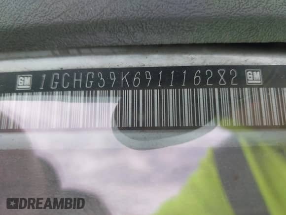 2009 Chevrolet Express Cargo с VIN 1GCHG39K691116282, выставлен на аукционе IAAI как лот 41705891 с пробегом 168 059 миль миль и . История ставок и продаж доступна на DreamBid. Изображение 9.