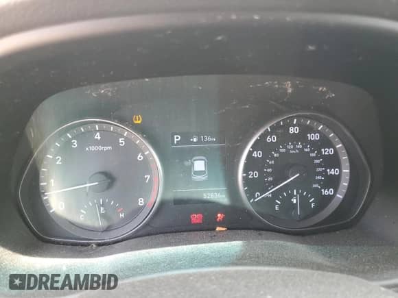 2020 Hyundai Elantra z VIN KMHH35LE1LU146298, wystawiony jako Copart lot #69450795 z przebiegiem 52 836 mil mil oraz Szkoda całkowita • Salvage title. Historia ofert i sprzedaży dostępna na DreamBid. Obrazek 9.