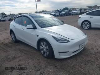 2020 Tesla Model Y Long Range с VIN 5YJYGDEE8LF052749, выставлен на аукционе IAAI как лот 43422194 с пробегом Не указан миль и . История ставок и продаж доступна на DreamBid. Изображение 1.