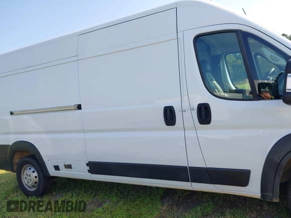 2023 Ram ProMaster Cargo with VIN 3C6LRVDG0PE563744, listed as a IAAI auction lot 43031265 with 65,170 mi miles and . Bid and sale history available at DreamBid. Image 13.
