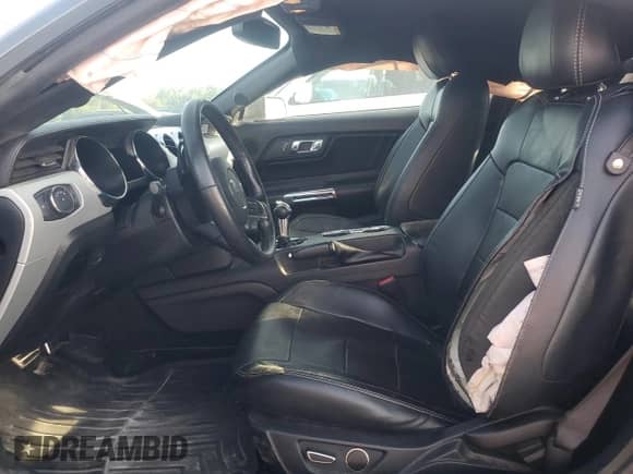 2017 Ford Mustang EcoBoost Premium with VIN 1FA6P8TH3H5202051, listed as a Copart auction lot 53788085 with 102,278 mi miles and Salvage title. Bid and sale history available at DreamBid. Image 7.