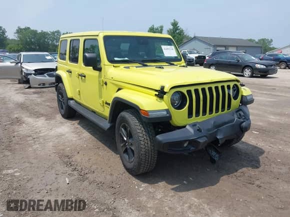 2022 Jeep Wrangler Unlimited Sahara Altitude с VIN 1C4HJXEG7NW215698, выставлен на аукционе IAAI как лот 42495138 с пробегом 29 142 миль миль и . История ставок и продаж доступна на DreamBid. Изображение 1.