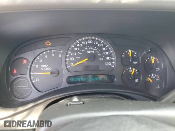 2005 GMC Sierra 1500 SLE with VIN 1GTEK19B95E262071, listed as a Copart auction lot 62107165 with 162,835 mi miles and Clean title. Bid and sale history available at DreamBid. Image 9.