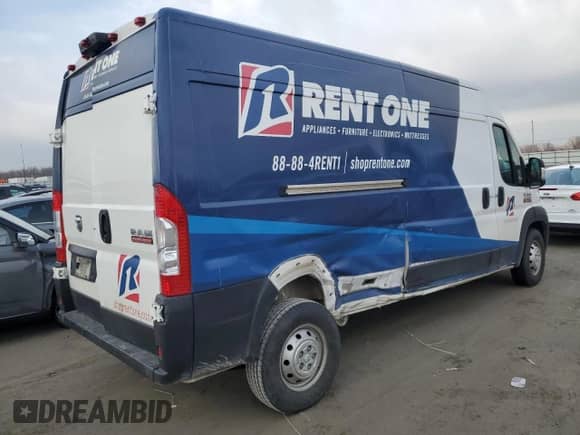 2021 Ram ProMaster Cargo с VIN 3C6LRVDG8ME530969, выставлен на аукционе Copart как лот 44011104 с пробегом Не указан миль и Списание • Salvage title. История ставок и продаж доступна на DreamBid. Изображение 3.