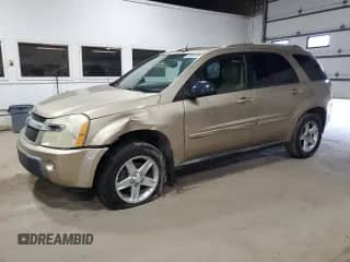 2005 Chevrolet Equinox LT с VIN 2CNDL73F556106763, выставлен на аукционе Copart как лот 80669785 с пробегом 176 471 миль миль и Списание • Salvage title. История ставок и продаж доступна на DreamBid. Изображение 1.