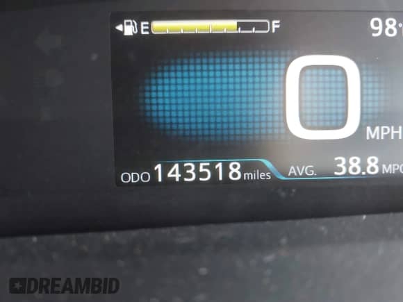 2017 Toyota Prius Two z VIN JTDKBRFU8H3034165, wystawiony jako IAAI lot #43067281 z przebiegiem 143 518 mil mil oraz . Historia ofert i sprzedaży dostępna na DreamBid. Obrazek 15.