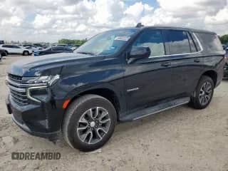 2021 Chevrolet Tahoe LT с VIN 1GNSCNKDXMR377599, выставлен на аукционе Copart как лот 68532225 с пробегом 124 686 миль миль и Списание • Salvage title. История ставок и продаж доступна на DreamBid. Изображение 1.