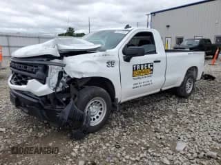 2024 Chevrolet Silverado 1500 Work Truck with VIN 3GCNAAEK2RG126761, listed as a Copart auction lot 64822835 with 67,783 mi miles and Salvage title. Bid and sale history available at DreamBid. Image 1.