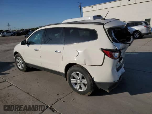 2014 Chevrolet Traverse LT with VIN 1GNKVGKD5EJ279084, listed as a Copart auction lot 80495165 with 110,711 mi miles and Salvage title. Bid and sale history available at DreamBid. Image 2.