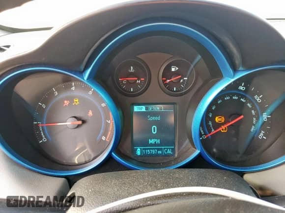 2013 Chevrolet Cruze 1LT with VIN 1G1PD5SB6D7239914, listed as a Copart auction lot 48704635 with 115,797 mi miles and Salvage title. Bid and sale history available at DreamBid. Image 9.