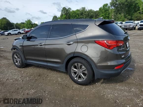 2014 Hyundai Santa Fe with VIN 5XYZU3LB3EG221720, listed as a Copart auction lot 58599005 with 81,218 mi miles and Salvage title. Bid and sale history available at DreamBid. Image 2.