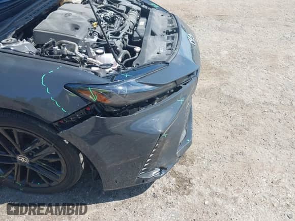 2025 Toyota Camry SE with VIN 4T1DAACK3SU564721, listed as a IAAI auction lot 43041281 with 34,950 mi miles and . Bid and sale history available at DreamBid. Image 6.