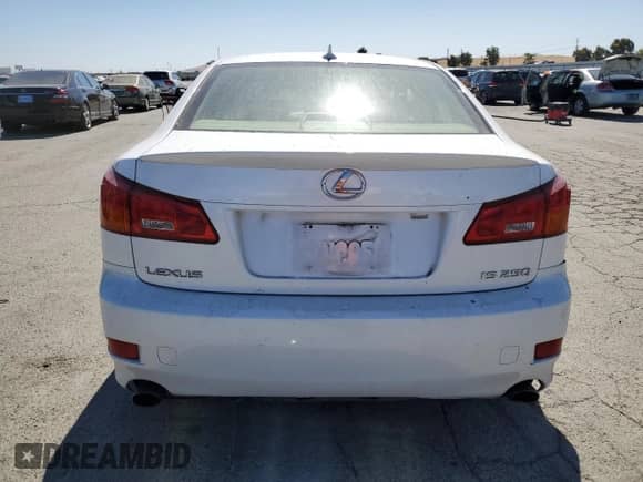 2007 Lexus IS 250 с VIN JTHBK262672044816, выставлен на аукционе Copart как лот 65577145 с пробегом Не указан миль и Списание • Salvage title. История ставок и продаж доступна на DreamBid. Изображение 6.