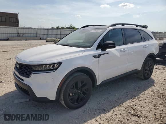 2023 Kia Sorento X-Line S with VIN 5XYRLDLC4PG221553, listed as a Copart auction lot 69063665 with 33,037 mi miles and Salvage title. Bid and sale history available at DreamBid. Image 1.