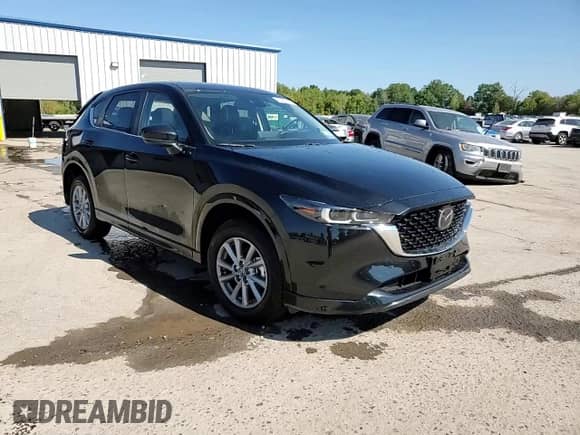2025 Mazda CX-5 S Preferred with VIN JM3KFBCL1S0659577, listed as a Copart auction lot 80298015 with 4,125 mi miles and Salvage title. Bid and sale history available at DreamBid. Image 14.