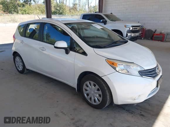 2014 Nissan Note SV with VIN 3N1CE2CP1EL422066, listed as a IAAI auction lot 42858421 with 119,313 mi miles and . Bid and sale history available at DreamBid. Image 1.
