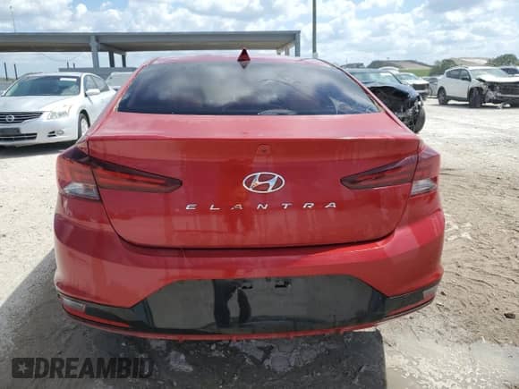 2020 Hyundai Elantra Value Edition with VIN 5NPD84LF1LH514027, listed as a Copart auction lot 53707075 with 70,932 mi miles and Clean title. Bid and sale history available at DreamBid. Image 6.