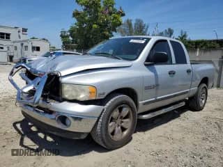 2005 Dodge 1500 SLT with VIN 1D7HA18D55S173401, listed as a Copart auction lot 50729554 with 221,950 mi miles and Salvage title. Bid and sale history available at DreamBid. Image 1.